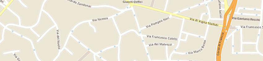 Mappa della impresa pisani grazia a ROMA