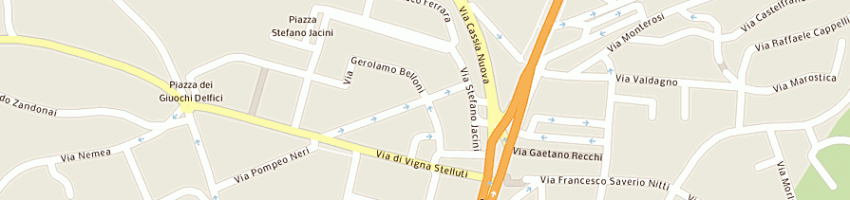 Mappa della impresa commercial point com spa a ROMA