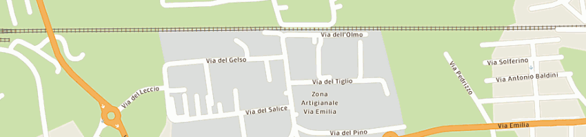 Mappa della impresa corif srl a SANTARCANGELO DI ROMAGNA