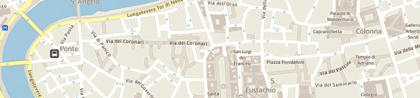 Mappa della impresa la pigna srl a ROMA