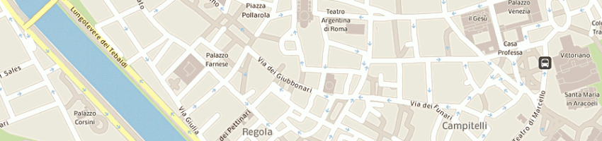 Mappa della impresa antico forno roscioli sas a ROMA