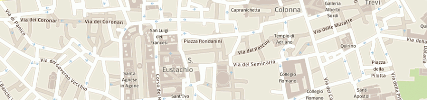 Mappa della impresa sep srl servizi editoriali pantheon a ROMA