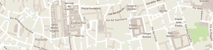 Mappa della impresa il pusigno srl a ROMA