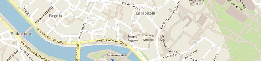 Mappa della impresa sed piazza fratelli a ROMA