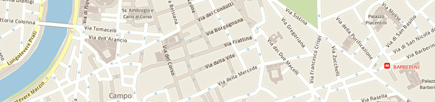 Mappa della impresa necci bruno a ROMA