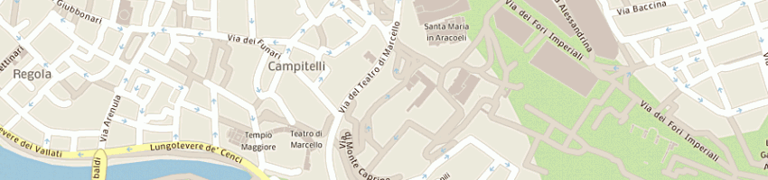 Mappa della impresa comune di roma ripartizione x antichita' belle arti a ROMA