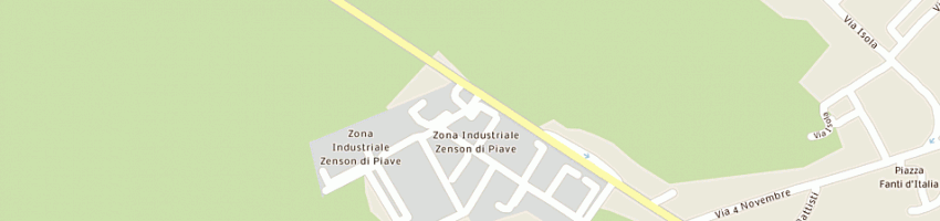 Mappa della impresa colortech srl a ZENSON DI PIAVE