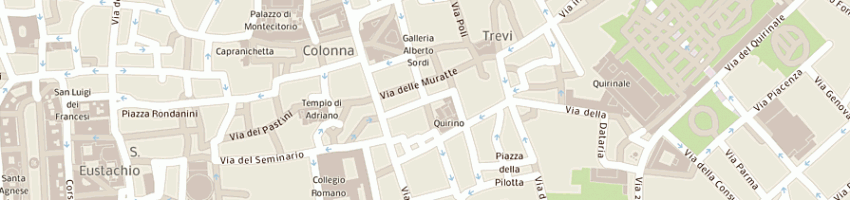 Mappa della impresa gran caffe' srl a ROMA