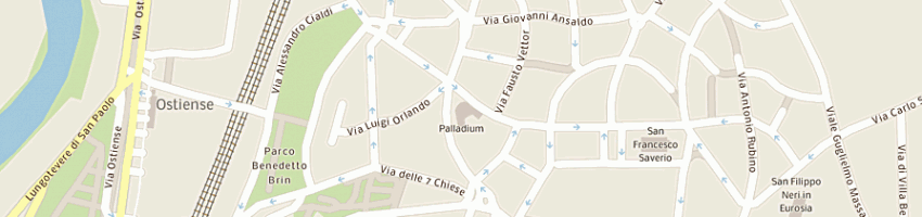 Mappa della impresa palladium srl a ROMA