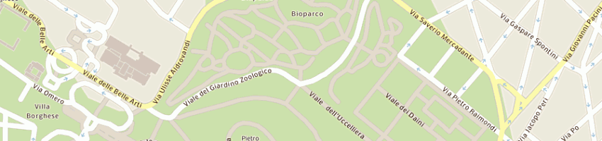 Mappa della impresa comune di roma giardino zoologico a ROMA