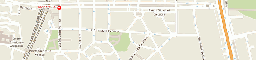 Mappa della impresa garage fap sas a ROMA