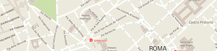 Mappa della impresa franco bernabe' e c spa a ROMA