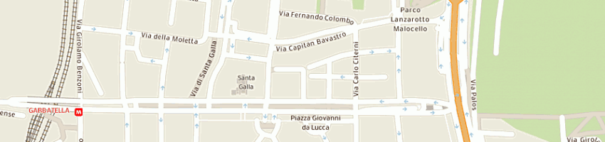 Mappa della impresa granata giancarlo a ROMA