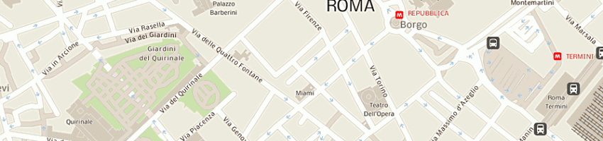 Mappa della impresa franzese costantino a ROMA