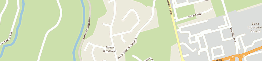 Mappa della impresa gim e g fitness club snc di sibau g e c a ODERZO