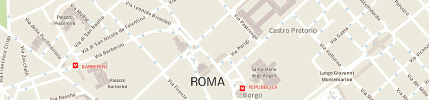 Mappa della impresa ciga gestioni spa a ROMA