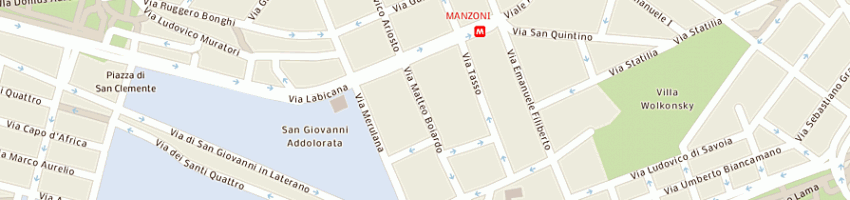 Mappa della impresa centro universitario marianum a ROMA