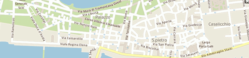 Mappa della impresa aline a TRAPANI