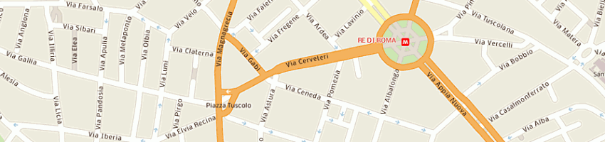 Mappa della impresa cassandra marco a ROMA