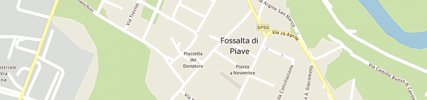 Mappa della impresa bolzan carni srl a FOSSALTA DI PIAVE