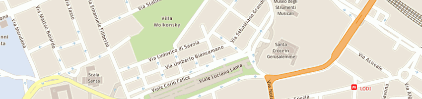 Mappa della impresa frezza paolo a ROMA