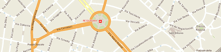 Mappa della impresa celidonio abele a ROMA