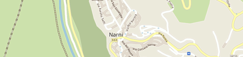 Mappa della impresa massaccesi andrea a NARNI