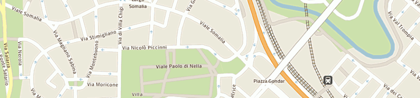 Mappa della impresa punto centro snc a ROMA