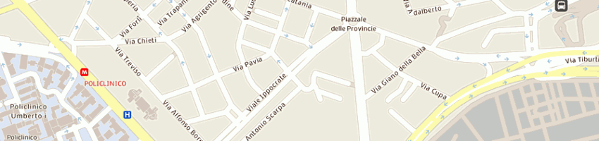 Mappa della impresa pittini v a ROMA