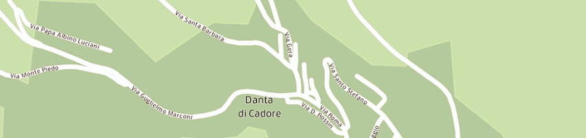 Mappa della impresa tecnodanta di barbares erna e c snc a DANTA DI CADORE