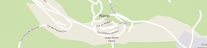 Mappa della impresa caporossi mauro a RIANO