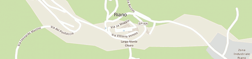 Mappa della impresa universita' agraria a RIANO