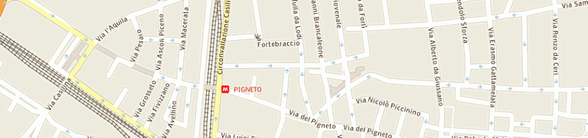 Mappa della impresa bar necci pietro a ROMA