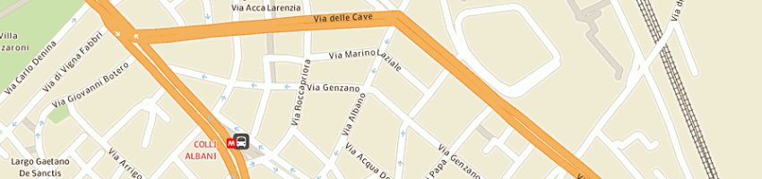Mappa della impresa caffe' point sas di impellizzeri fabio e c a ROMA
