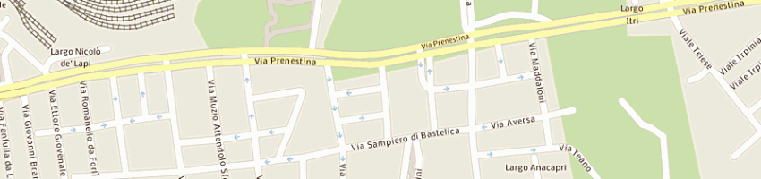 Mappa della impresa de benedetti giuditta a ROMA