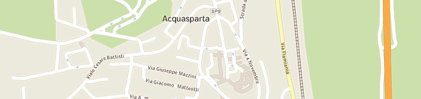 Mappa della impresa andreani daniela a ACQUASPARTA