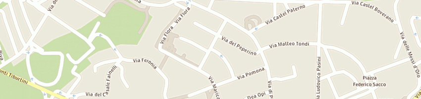 Mappa della impresa casa del popolo xxv aprile a ROMA