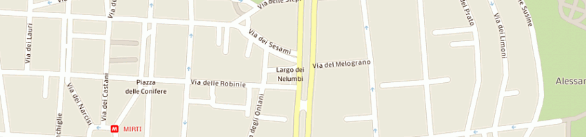 Mappa della impresa nelumbi - srl a ROMA