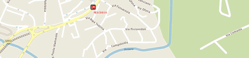 Mappa della impresa asilo nido pietralata s basilio a ROMA