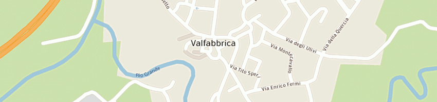 Mappa della impresa tre ponti soc coop sociale a VALFABBRICA