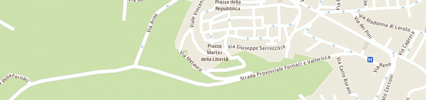 Mappa della impresa valentini stefania a MONTEROTONDO