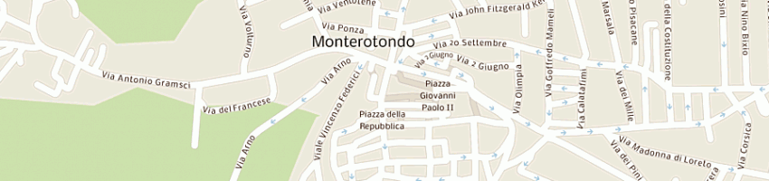 Mappa della impresa massimi rossana a MONTEROTONDO