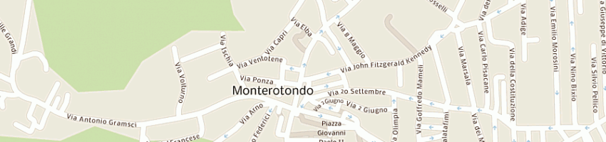 Mappa della impresa congregazione cristiana testimoni di geova monterotondo a MONTEROTONDO