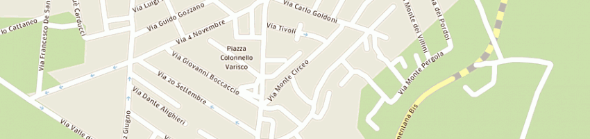 Mappa della impresa fiorini pino a ROMA