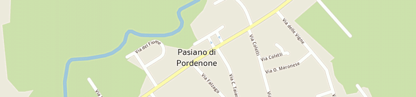 Mappa della impresa populin alfio franco massimo a PASIANO DI PORDENONE