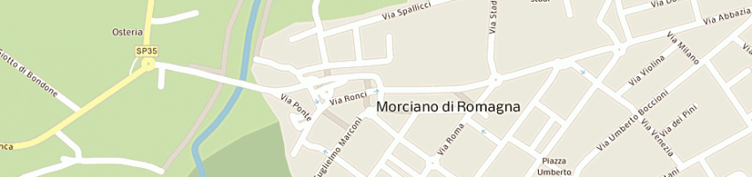 Mappa della impresa gambuti romeo a MORCIANO DI ROMAGNA