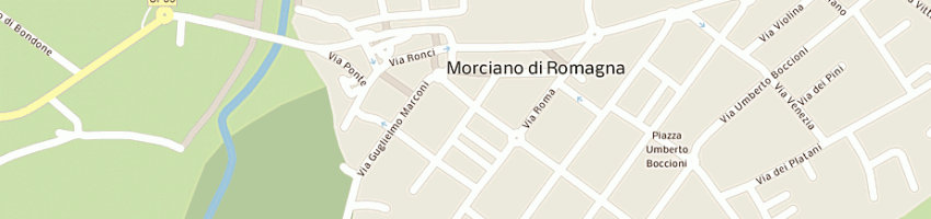 Mappa della impresa roselli abbigliamento a MORCIANO DI ROMAGNA