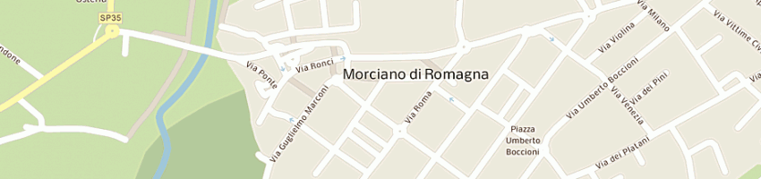 Mappa della impresa ballet store a MORCIANO DI ROMAGNA