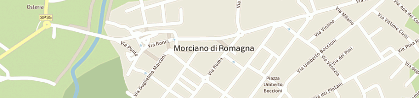 Mappa della impresa liverani lanfranco a MORCIANO DI ROMAGNA