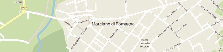 Mappa della impresa autunno pierluigi a MORCIANO DI ROMAGNA